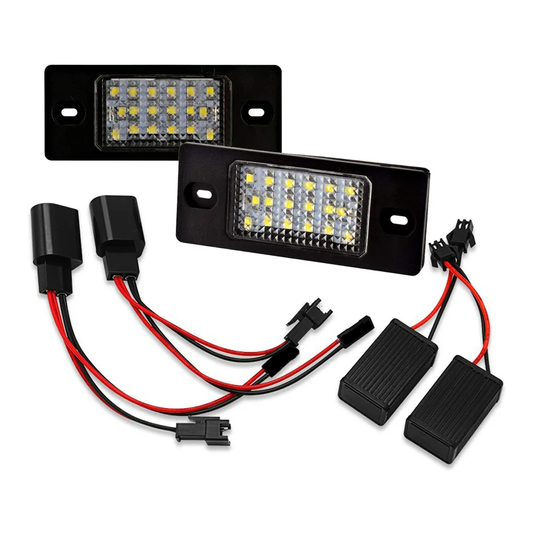 Set di 2 luci LED per targa Volkswagen Touareg Tiguan Golf Porsche