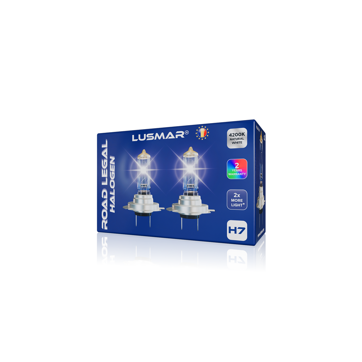 Kit halogen H7 LUSMAR Road Legal 3000 lumeni - X2 BRIGHTER