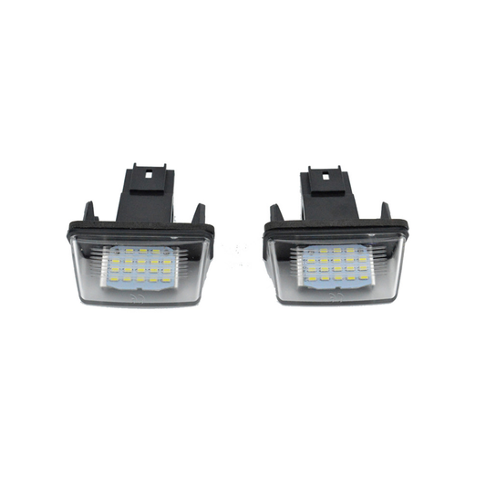 Set di 2 x LED per targa Peugeot 206 207 307 308 406 Citroen C3 C4 C5 C6 X6HF