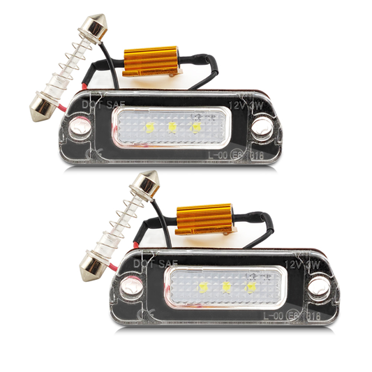 Set di 2 luci targa Mercedes Benz ML GL classe R