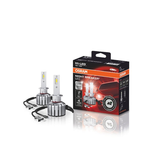 Kit LED H1 Osram Night Breaker 6000k 3100 lumen omologazione europea