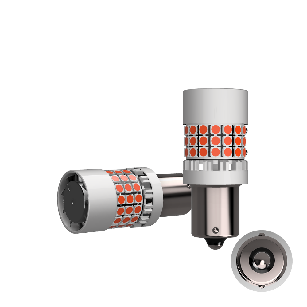 Set di 2 lampadine LED BA15S P21W LUSMAR™ 7000 lm Canbus - senza errori 