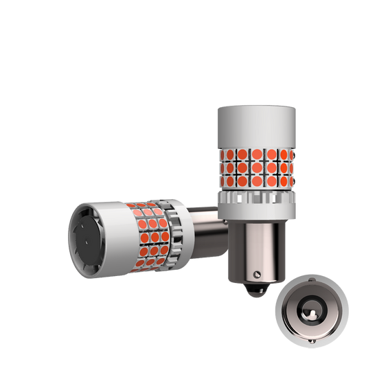 Set di 2 lampadine LED BA15S P21W LUSMAR™ 7000 lm Canbus - senza errori 