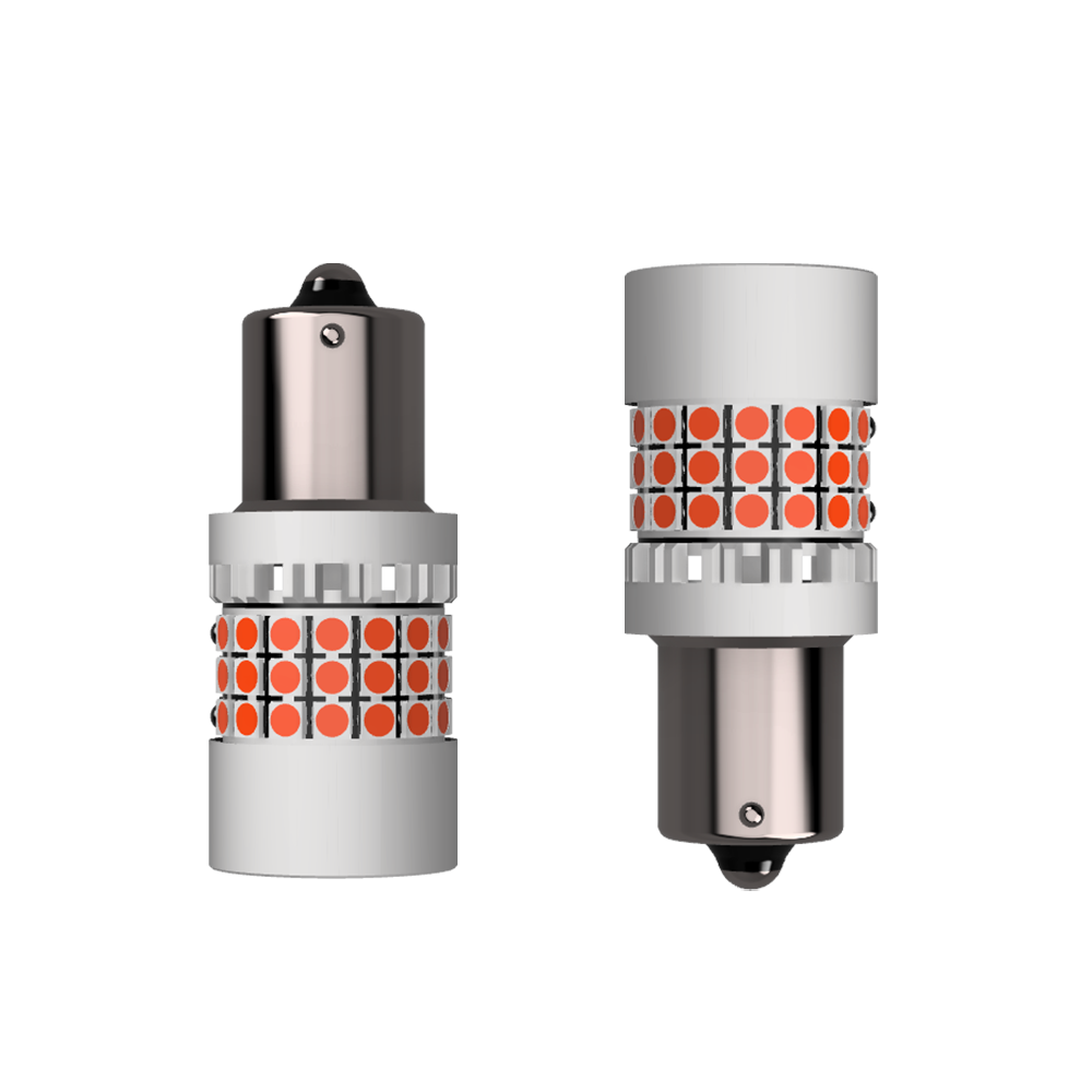 Set di 2 lampadine LED BA15S P21W LUSMAR™ 7000 lm Canbus - senza errori 