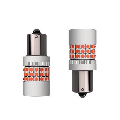 Set di 2 lampadine LED BA15S P21W LUSMAR™ 7000 lm Canbus - senza errori 