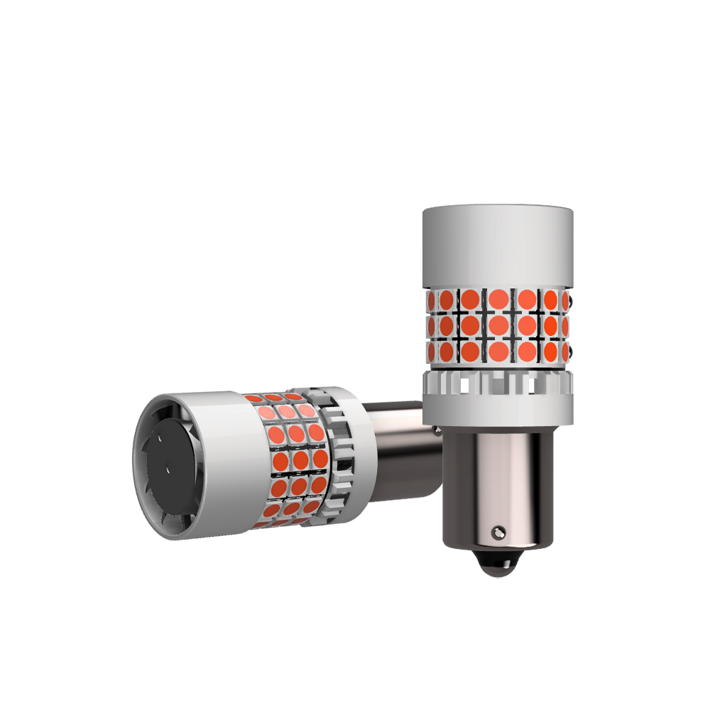 Set di 2 lampadine LED BA15S P21W LUSMAR™ 7000 lm Canbus - senza errori 
