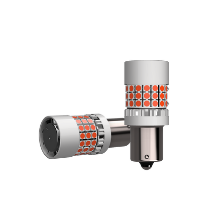 Set di 2 lampadine LED BA15S P21W LUSMAR™ 7000 lm Canbus - senza errori 