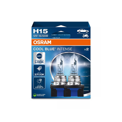 Kit halogen H15 OSRAM Night Breaker 520/2700 lumeni +20% - 64176CBN-2HB