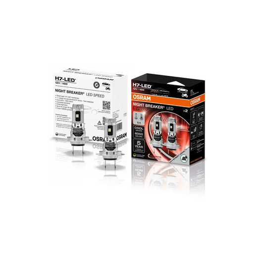 Kit LED H7 Osram Night Breaker 6000k 3000 lumen omologazione europea