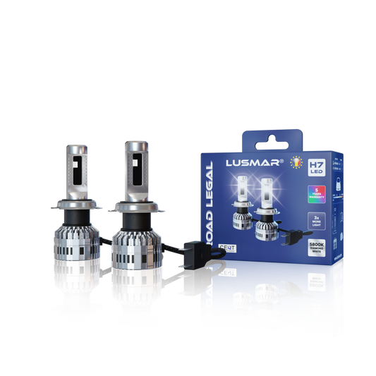 Kit LED H7 LUSMAR™ LED-H© 6000k 15000 lumen 110W/set Canbus - senza errori 