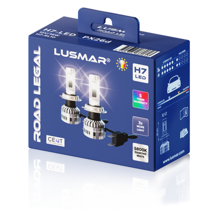 Kit LED H7 LUSMAR™ LED-H© 6000k 15000 lumen 110W/set Canbus - senza errori 