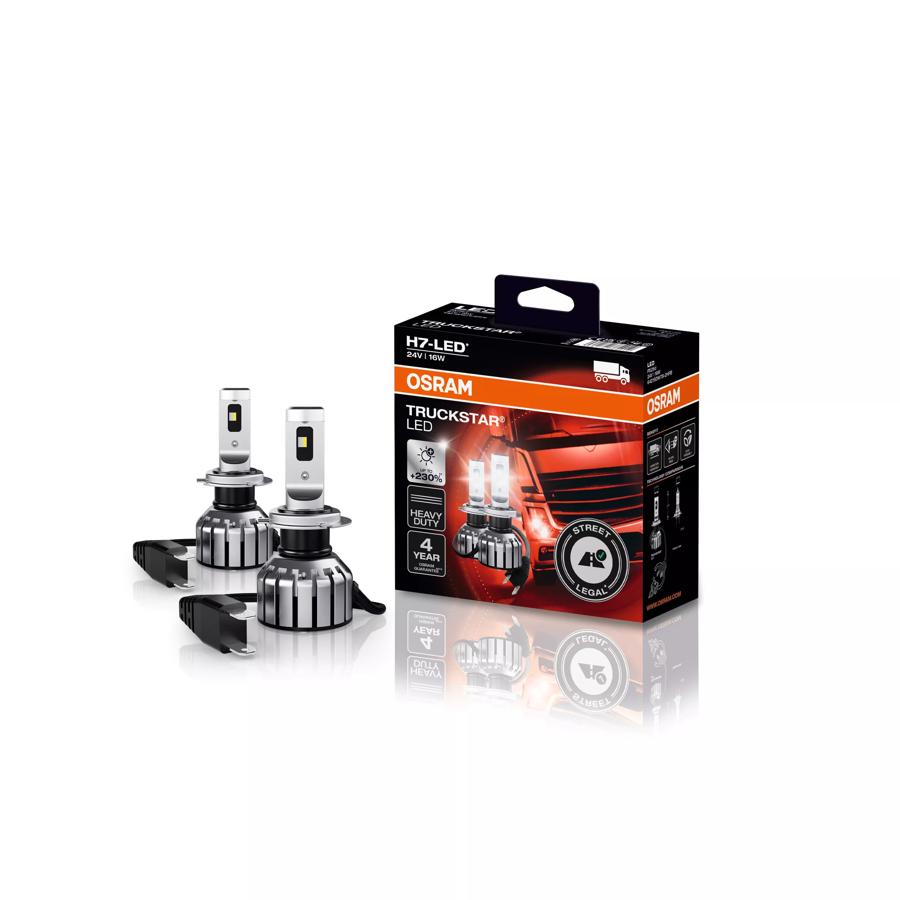 Kit led H7 Osram Night Breaker Truckstar 6000k 3000 lumeni omologare RAR