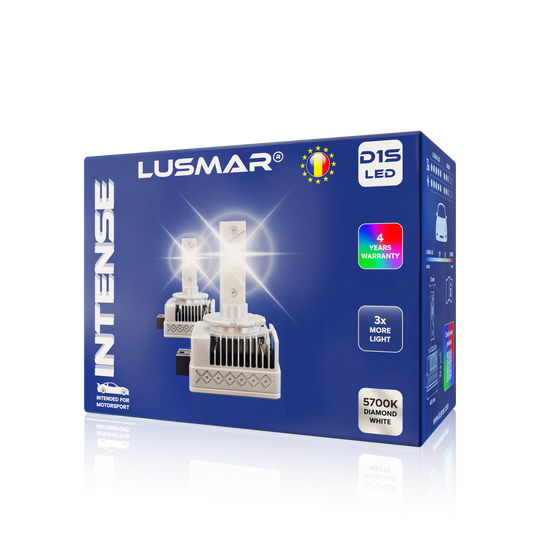 Kit LED D1S LUSMAR™ LED-D© 6000k 10000 lumen 70W / set Canbus - senza errori 