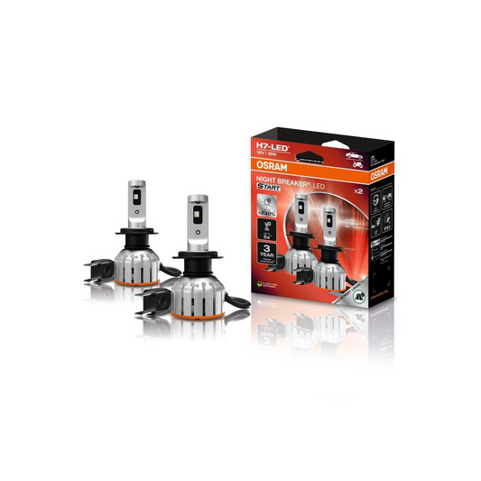 Kit LED H7 Osram Night Breaker 6000k 3000 lumen omologazione europea